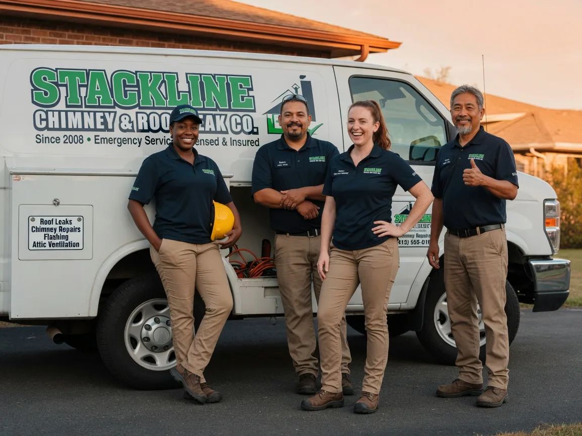 Chimney flashing repair company in Trenton, OH